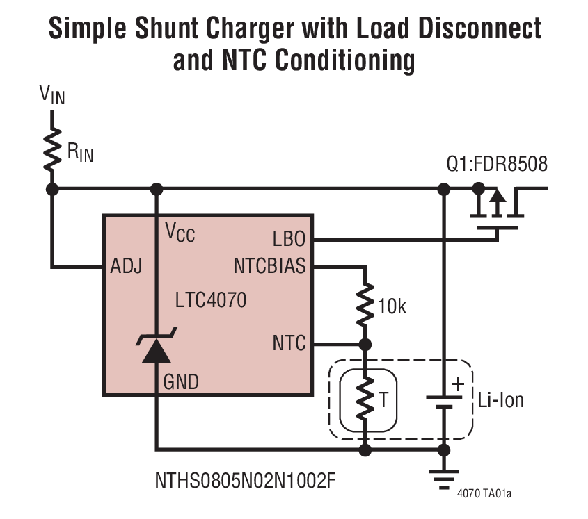 LTC4070Ӧͼһ